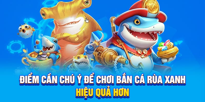 Điểm cần chú ý để chơi Bắn Cá Rùa Xanh hiệu quả hơn